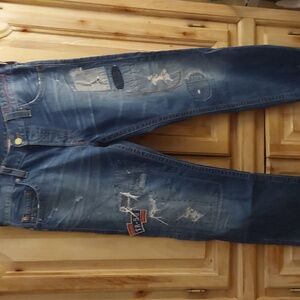 ORIGINAL N VIBTAGE TRUE RELIGIONBGENO JEANS SIZE 36 X 29 INSEAM